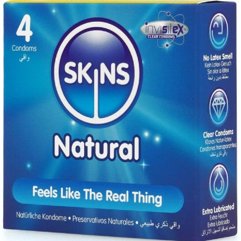 Skins - natural premium condoms pack 4 1