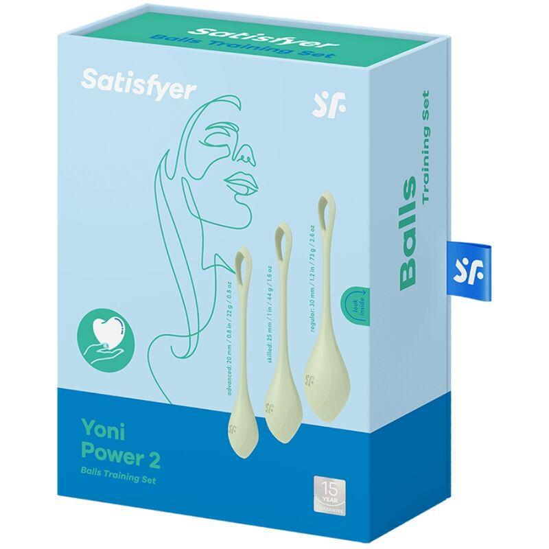 Satisfyer Yoni Power 2 Training Set Green - Venušiné Guličky 2