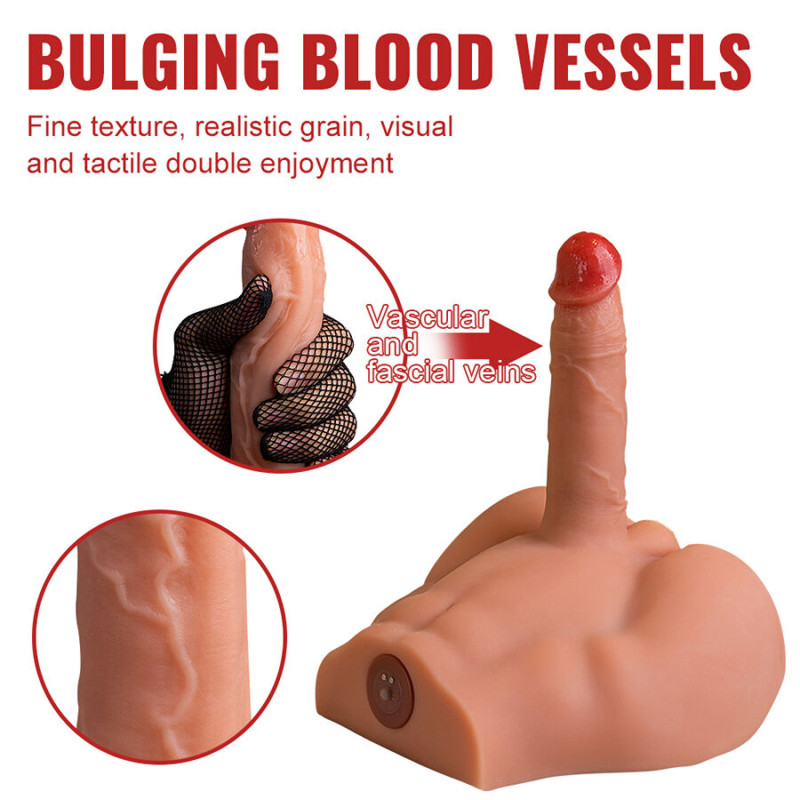 Xise - peel dildo ass realistic dildo masturbator front position with thrusting 17.5 cm 1