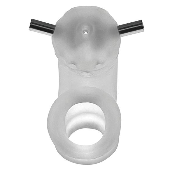 Oxballs - Airlock Electro Air-Lite Vented Chastity Clear Ice