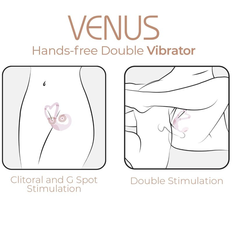 Adrien lastic - venus double clitoris & g-spot stimulator free app pink 9