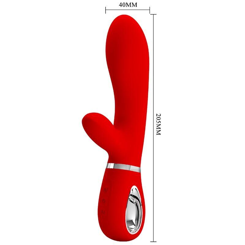 Pretty Love - Thomas Multifunction G-Spot Vibrator Red 4