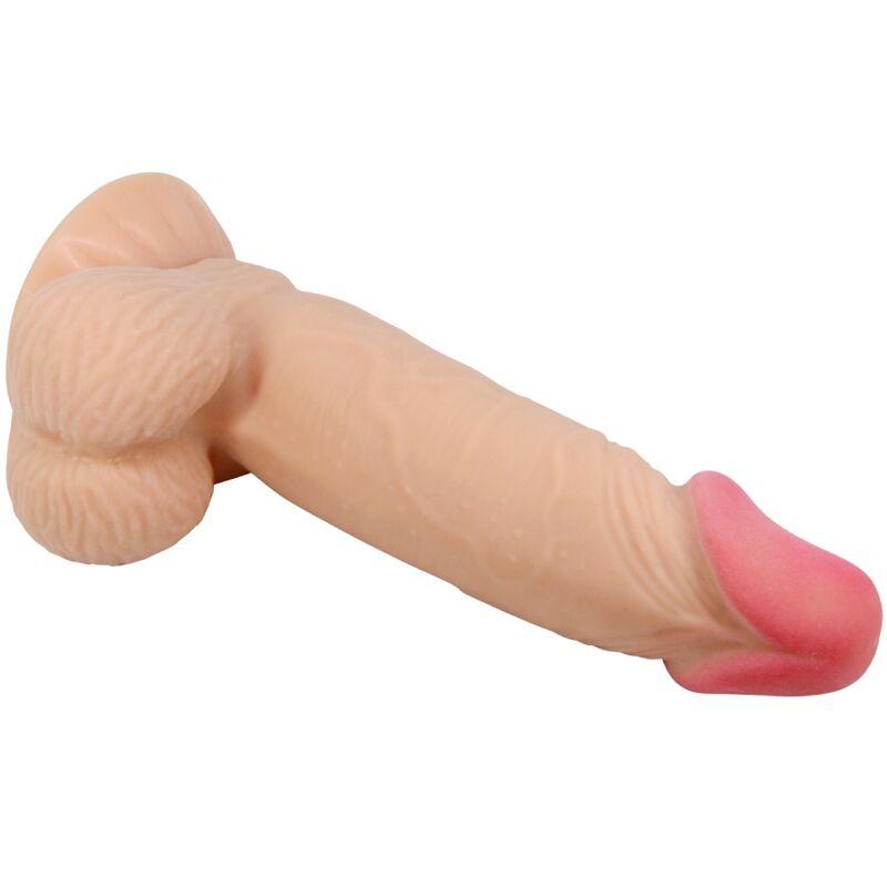 Pretty Love - Sliding Skin Series Realistic Dildo With Sliding Skin Suction Cup 19.4 Cm