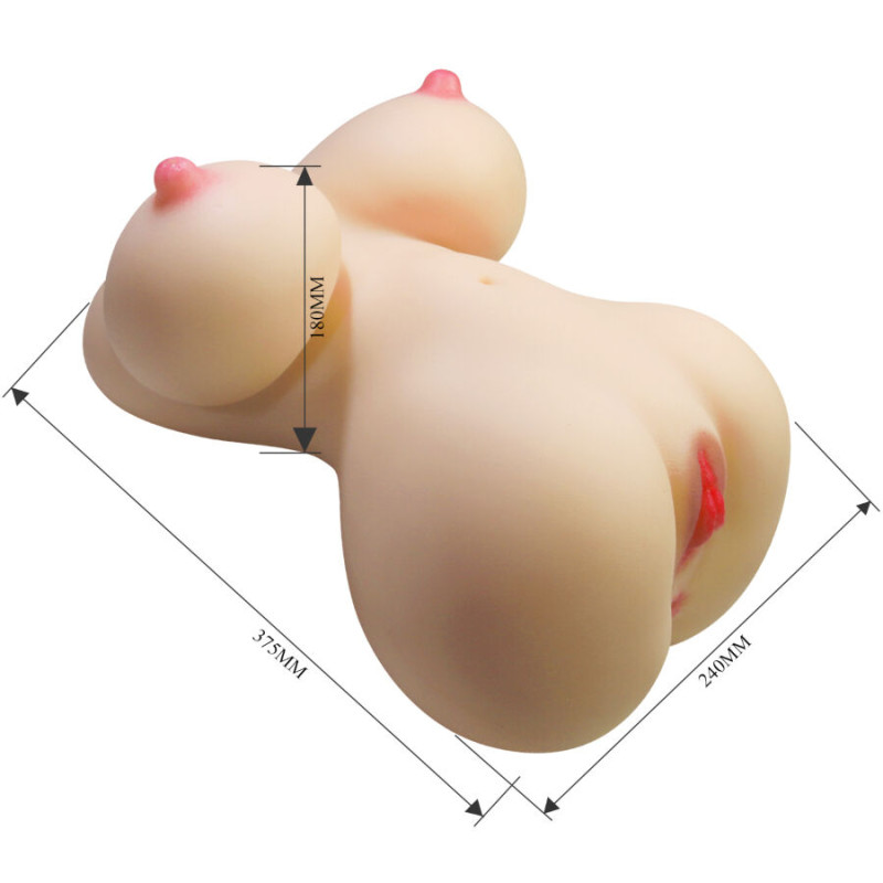 Crazy bull - fiona realistic female torso vagina and anal 7.1 kg 7