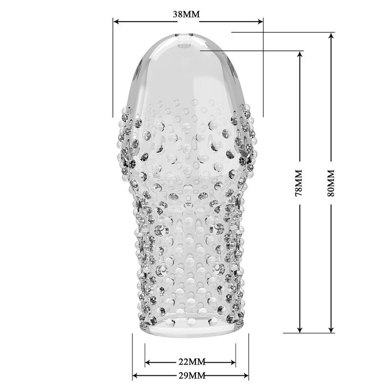 Pretty love - geek's penis sleeve get your penis thicker transparent 7