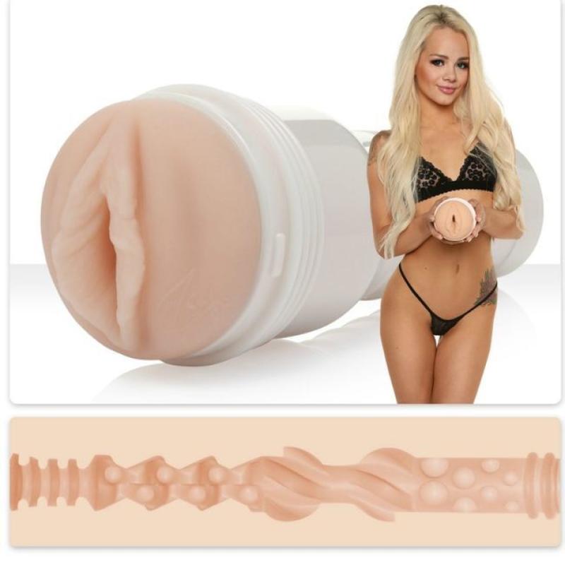 Fleshlight - Elsa Jean Vagina Tasty + Universal Launch + Aqua Quality Lubricant 50 Ml