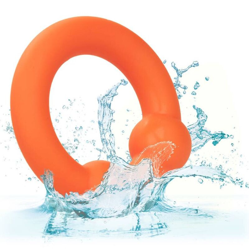 Calexotics - alpha dual ball ring orange 7
