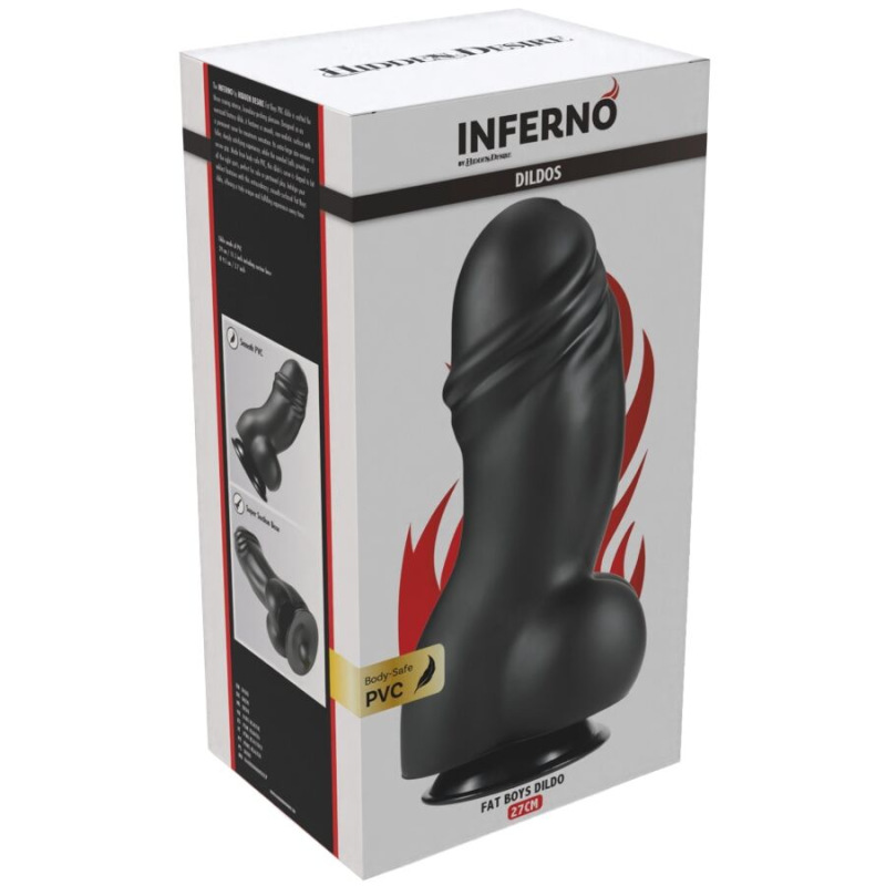 Hidden desire - inferno fat boys dildo 27 cm 7