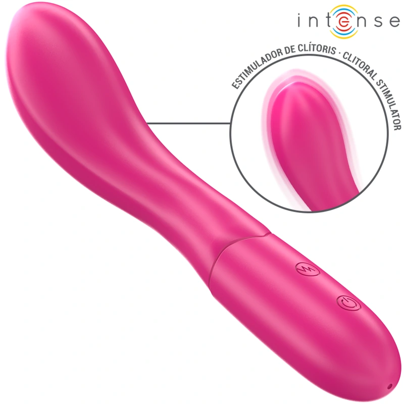 Intense - lisette vibrator 19 cm flexible 10 vibrations pink 5
