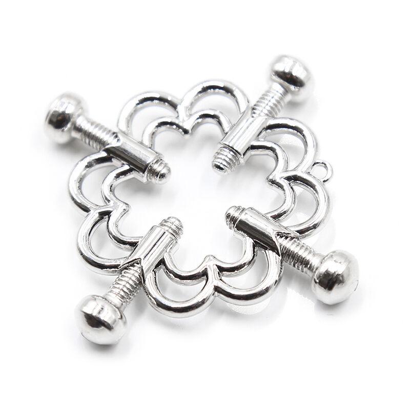 Ohmama Metallic Nipple Clamps Flower 6