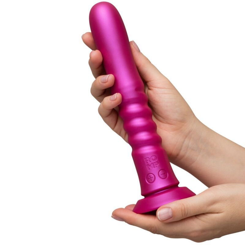 Romp - jiggle up and down vibrator with pink suction cup 5