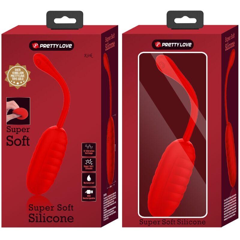 Pretty Love - Kirk Rechargeable Vibrating Egg Red