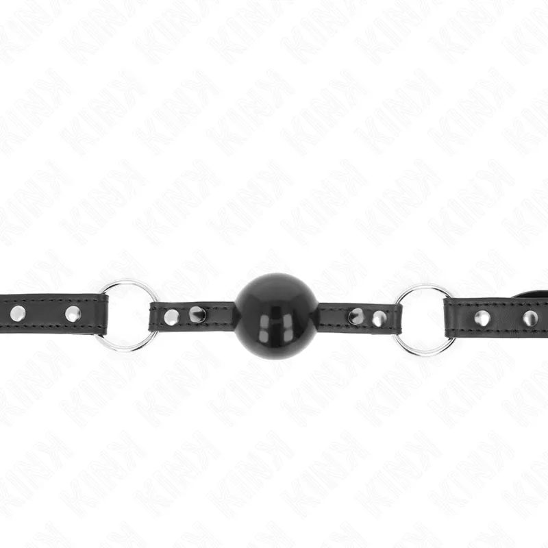 Kink - Ball 4 Cm Gag With Tip Rivet And Snap Lock 65 X 2 Cm 2