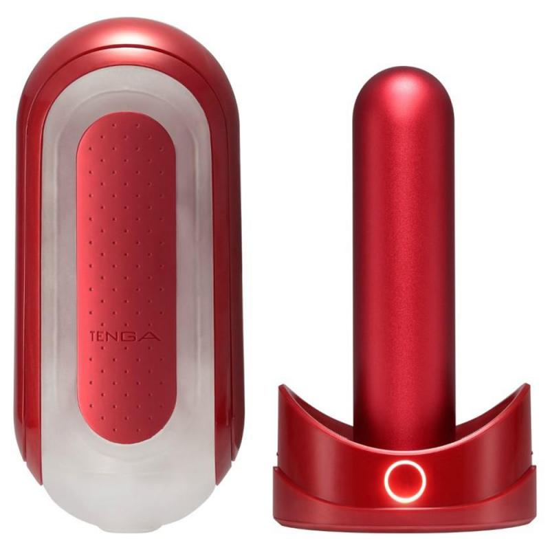 Tenga - Flip Zero 0 Red And Flip Warmer Set