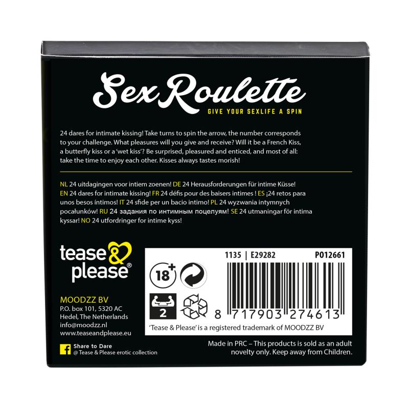 Tease & Please - Sex Roulette Kiss (Nl-De-En-Fr-Es-It-Pl-Ru-Se-No)