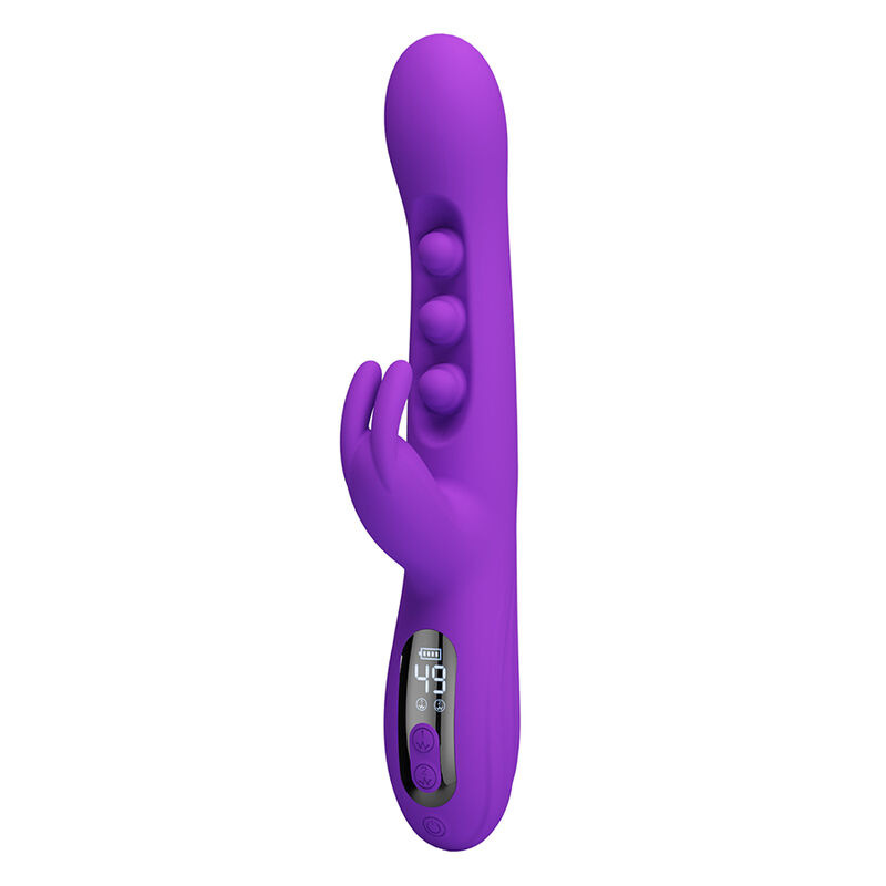Pretty love - sabien rabbit vibrator with tapping stimulation and purple led 4