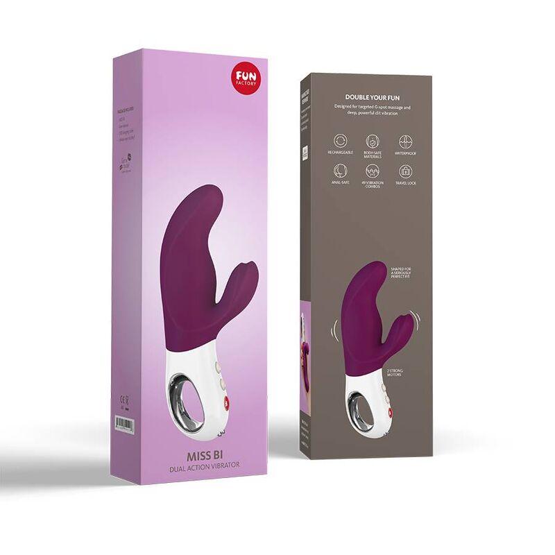 Fun Factory - Miss Bi Dual Vibrator Grape White 4