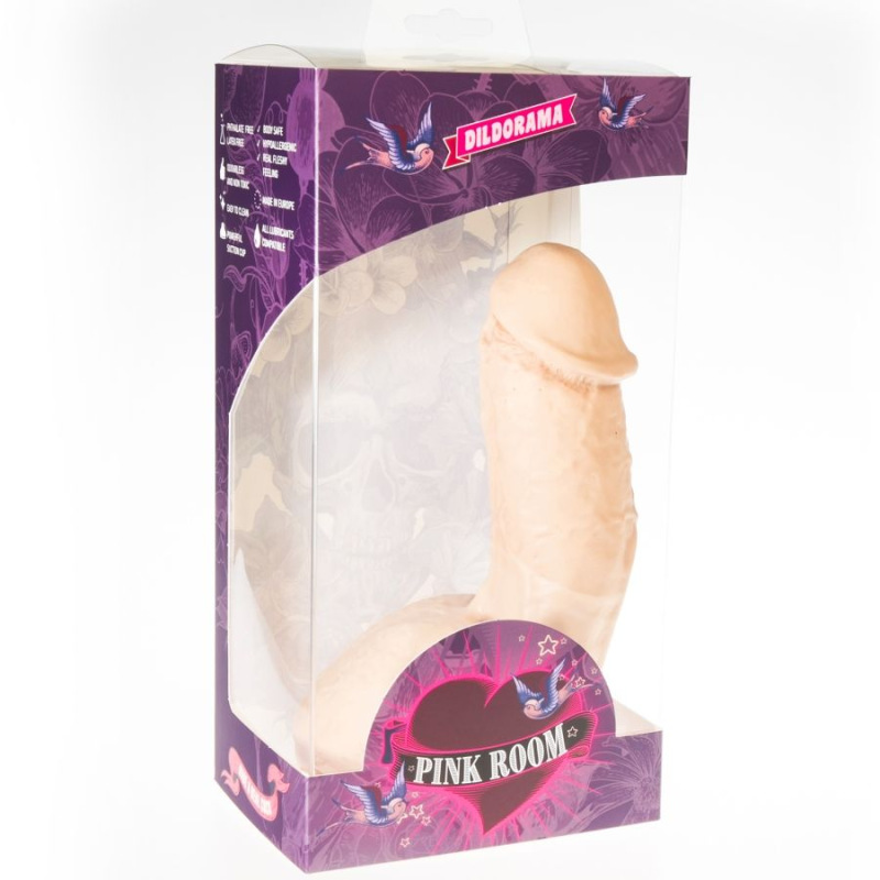 Pink room - elian realistic dildo flesh 17.5 cm 1
