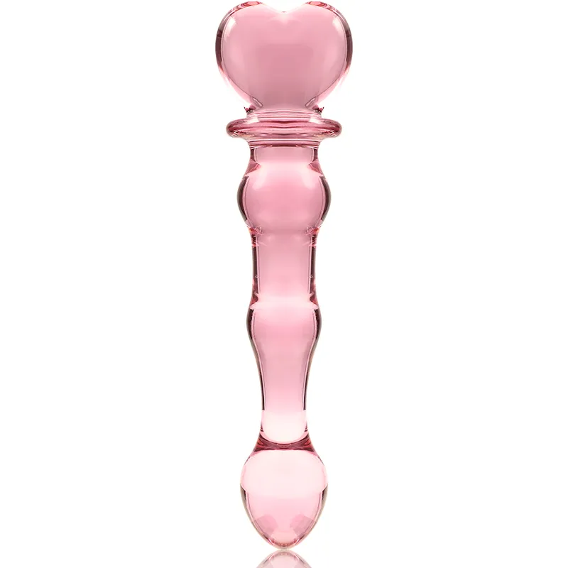 Nebula Series By Ibiza - Model 21 Dildo Borosilicate Glass 20.5 X 3.5 Cm Pink