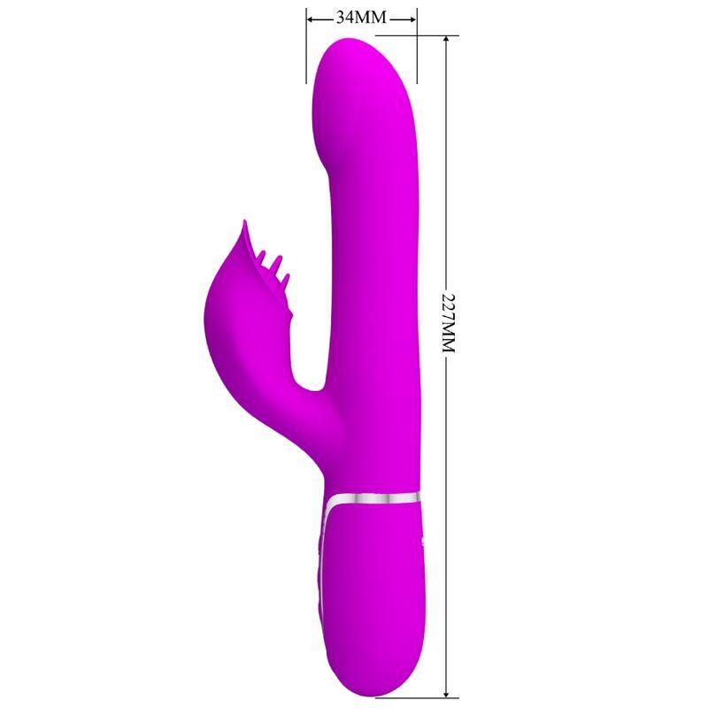 Pretty Love - Rabbit Vibrator Pearls Violet 6
