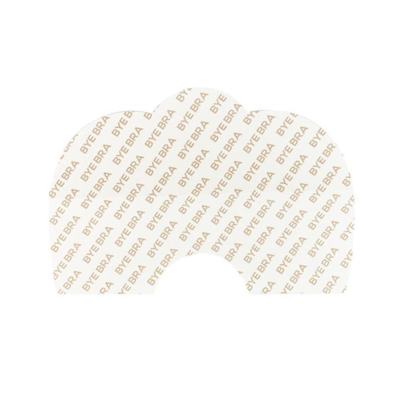 Bye Bra - Breast Lift Tape + Silicone Nipple Covers Brown D-F