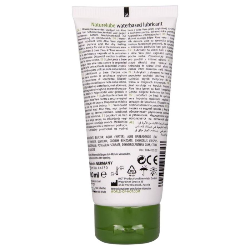 Hot - nature lube waterbased aloe vera 100 ml 1