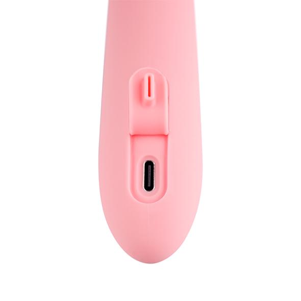 Svakom - Mora Neo Interactive Thrusting Vibrator Peach Pink