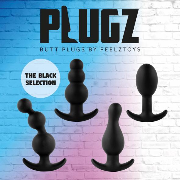Feelztoys - Plugz Butt Plug Black Nr. 2