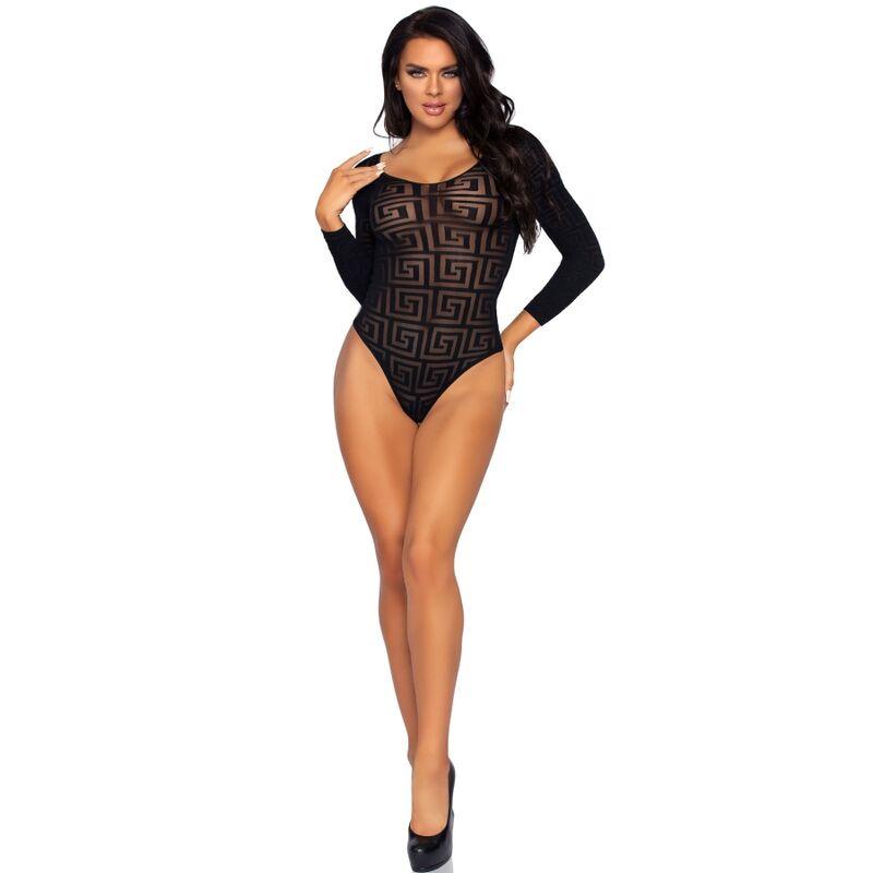 Leg Avenue Mosaic Snap Croth Bodysuit One Size 1