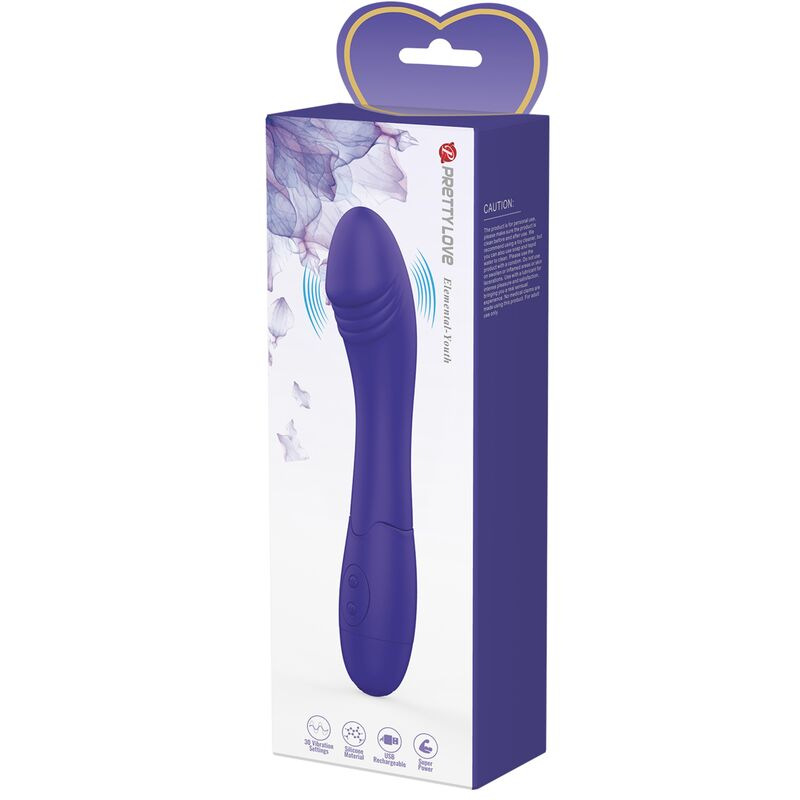 Pretty love - elemental youth violet vibrator dildo 7