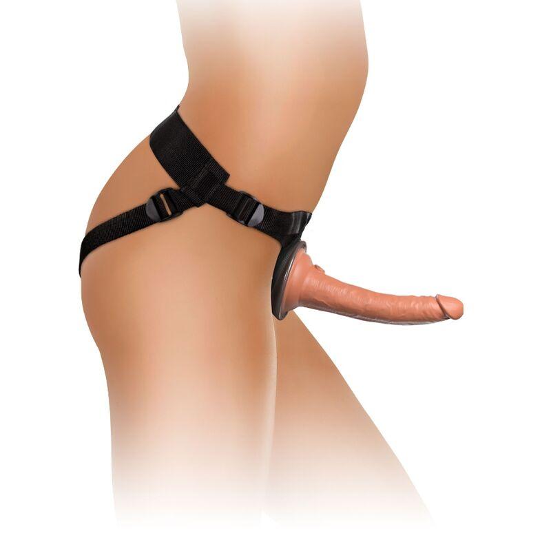 King Cock Elite - Comfy Adjustable Harness With Dildo 17.8 Cm