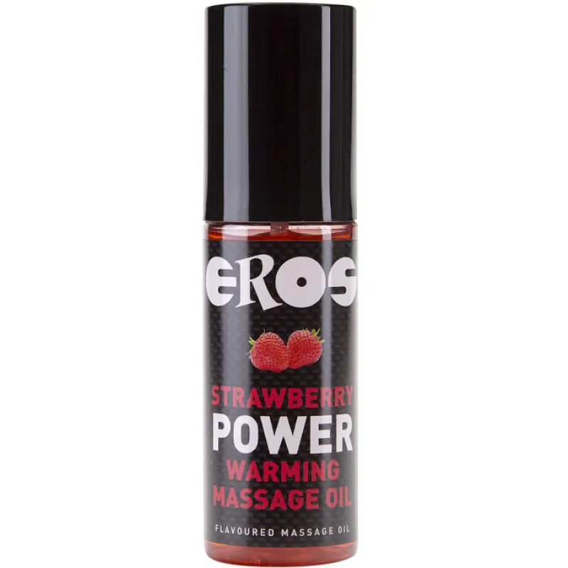 Eros Strawberry Power Warming Massage Oil