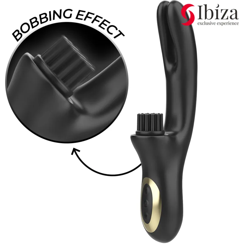 Ibiza - double vibrator pinching black 3