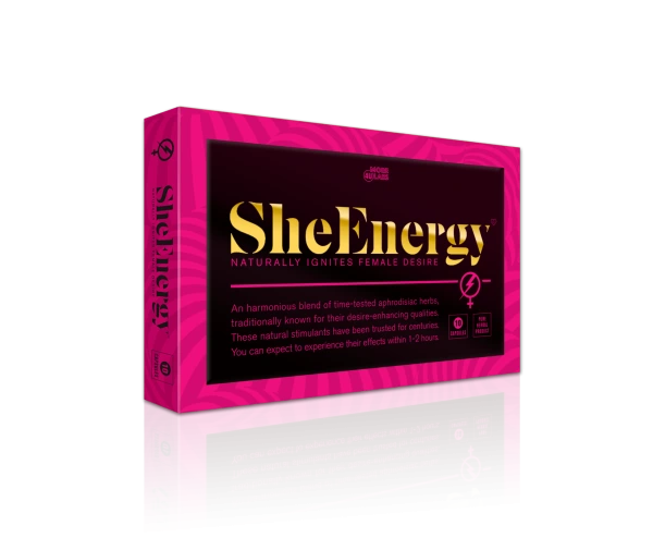 More4Ulabs She Energy 10 kapsúl - Afrodiziakálne Tabletky