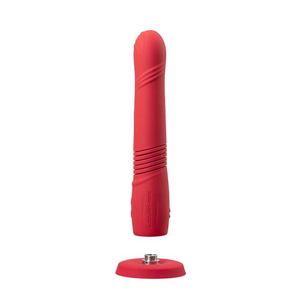 Lovense - Gravity Thrusting Dildo App Controlled Red 11