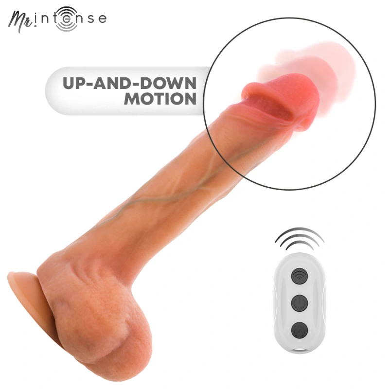 Mr intense - bradley vibrator dildo with heat effect and remote control 21 cm -Ø- 4.2 cm 3