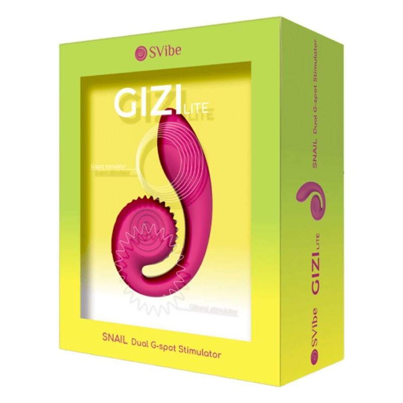 Snail vibe - gizi lite dual g-spot & clitoral pink vibrator 3