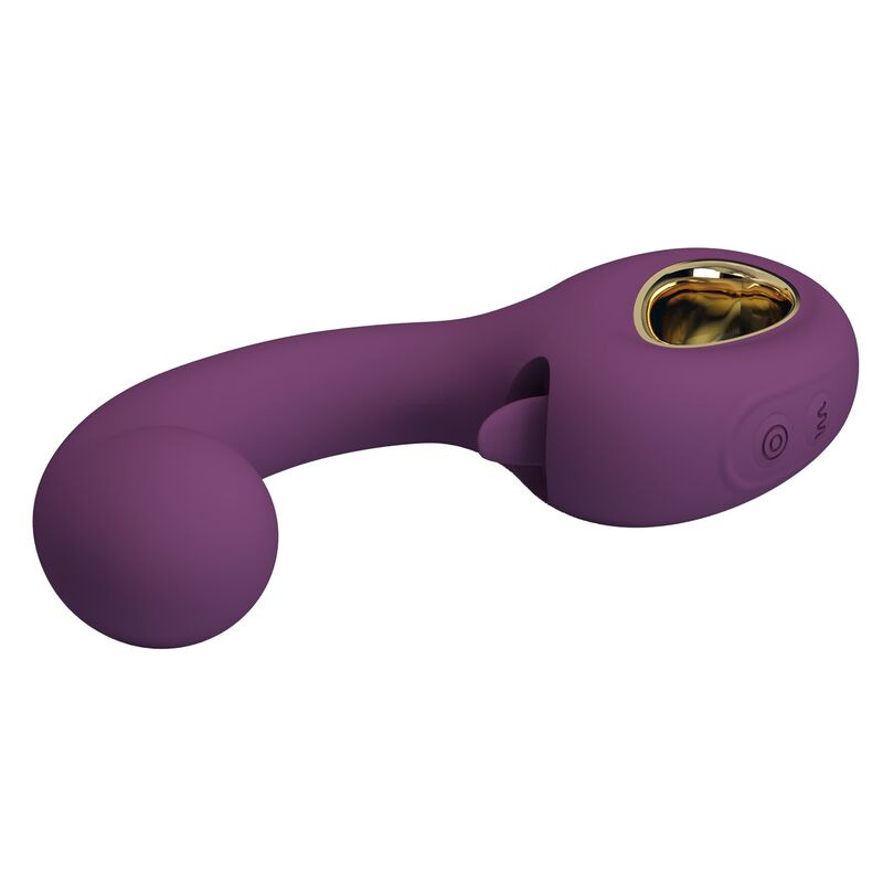 Pretty love - brynnlee rechargeable vibrator with oral stimulator 10 vibrations & 5 licking function 5