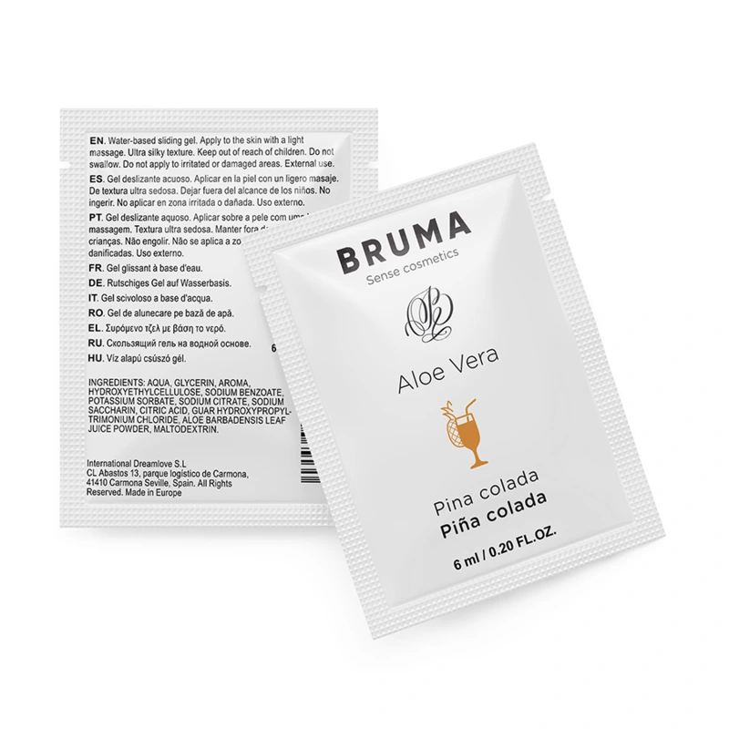 Bruma - aloe vera sliding gel pina colada flavor 6 ml