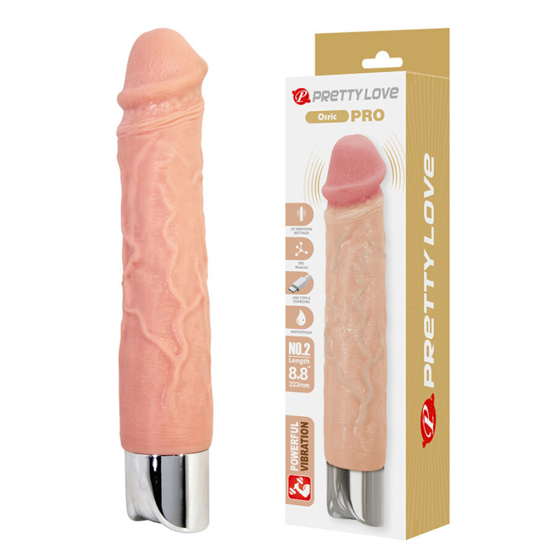Pretty love - osric pro flexible realistic vibrator