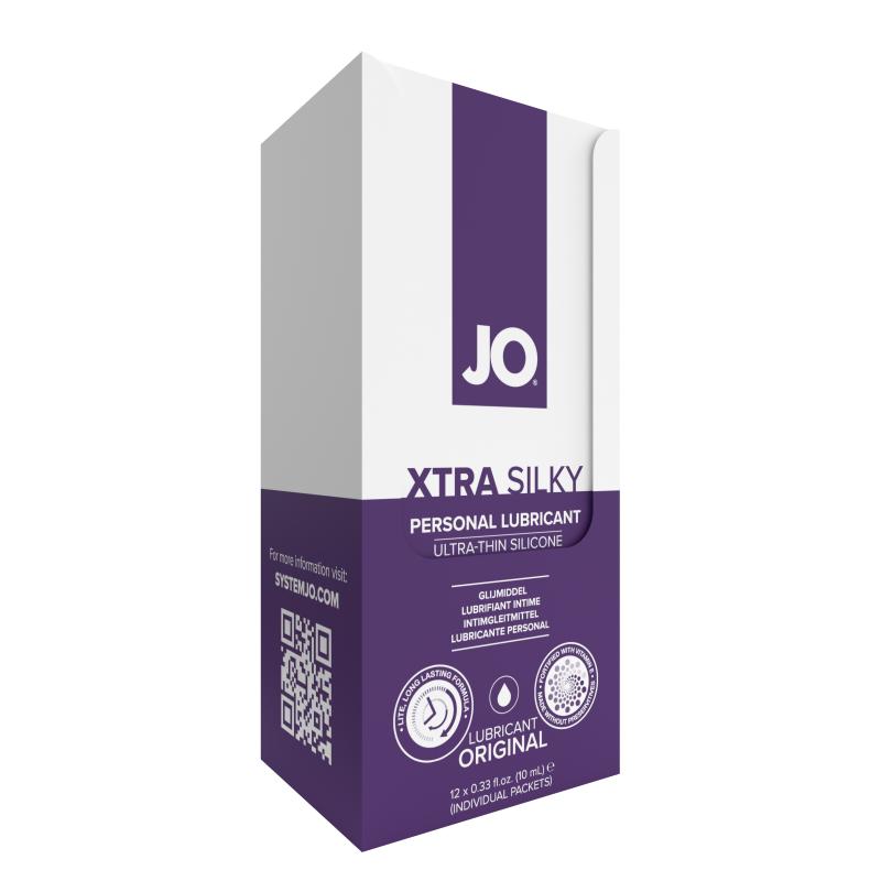 System Jo - Foil Pack Display Box Xtra Silky Silicone 2