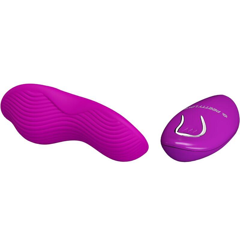 Pretty love - romario lay-on clitoris stimulator remote control pink 2