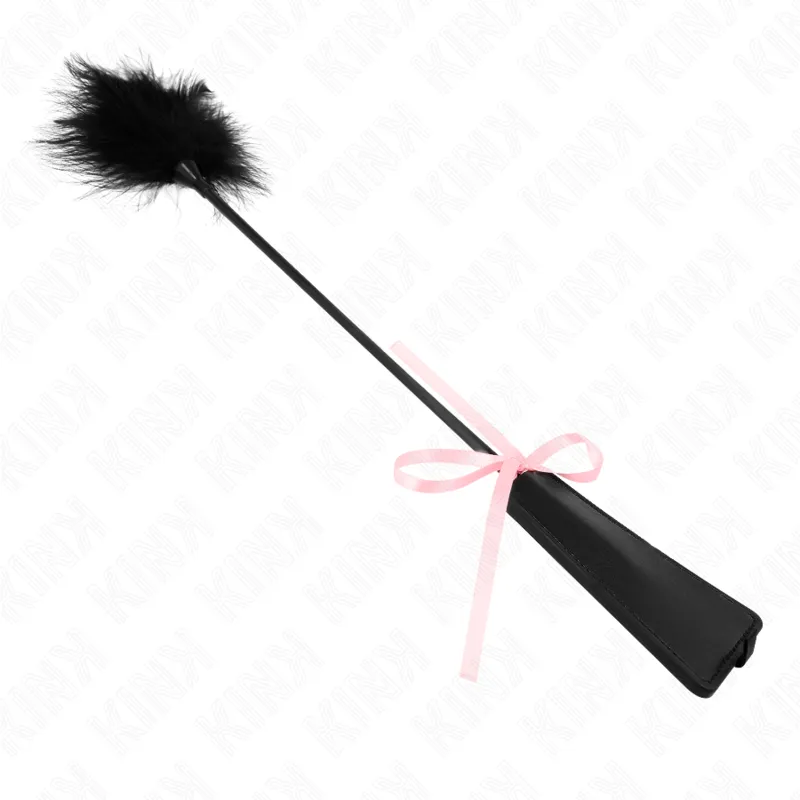 Kink - Tickle Feathers With Pink Ribbon Bow 49 Cm