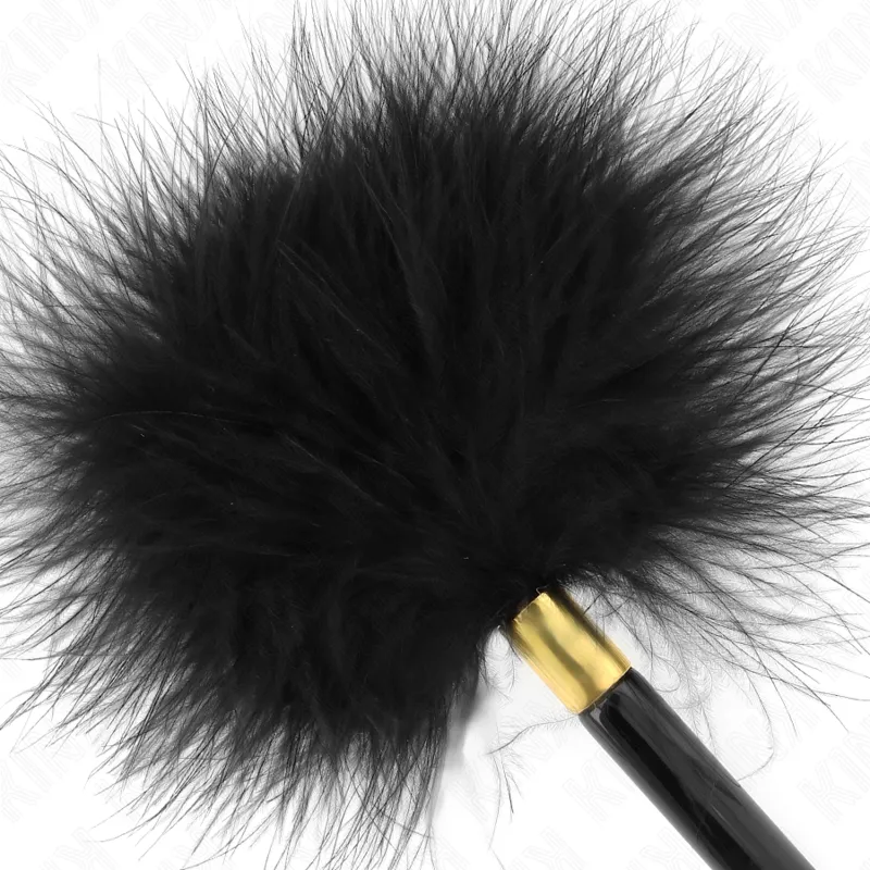 Kink - Black Gold Metal Tickle Feathers 18 Cm