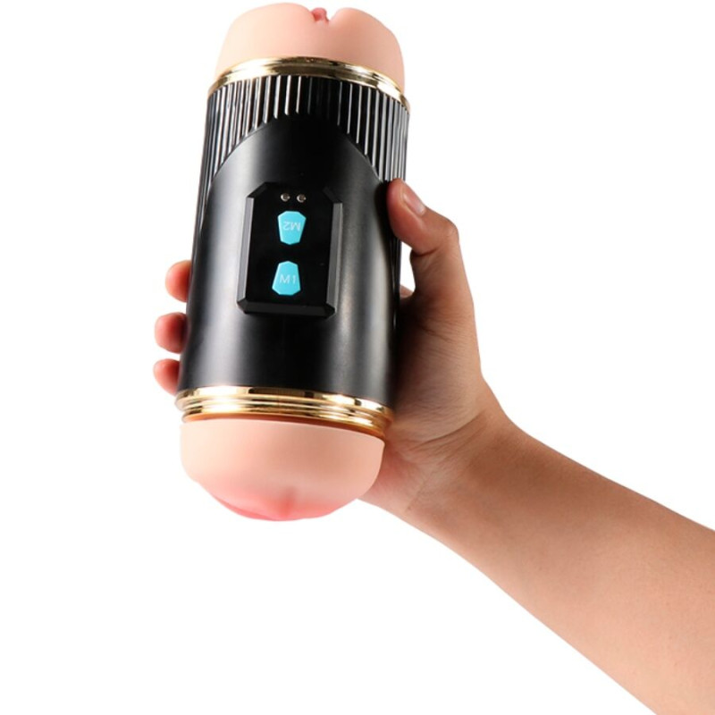 Shequ - kay double masturbator with dual mouth and vagina vibration 4
