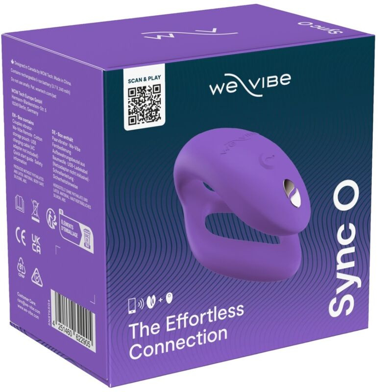 We-vibe - sync o wrapping-stimulation couples vibrator light purple 10