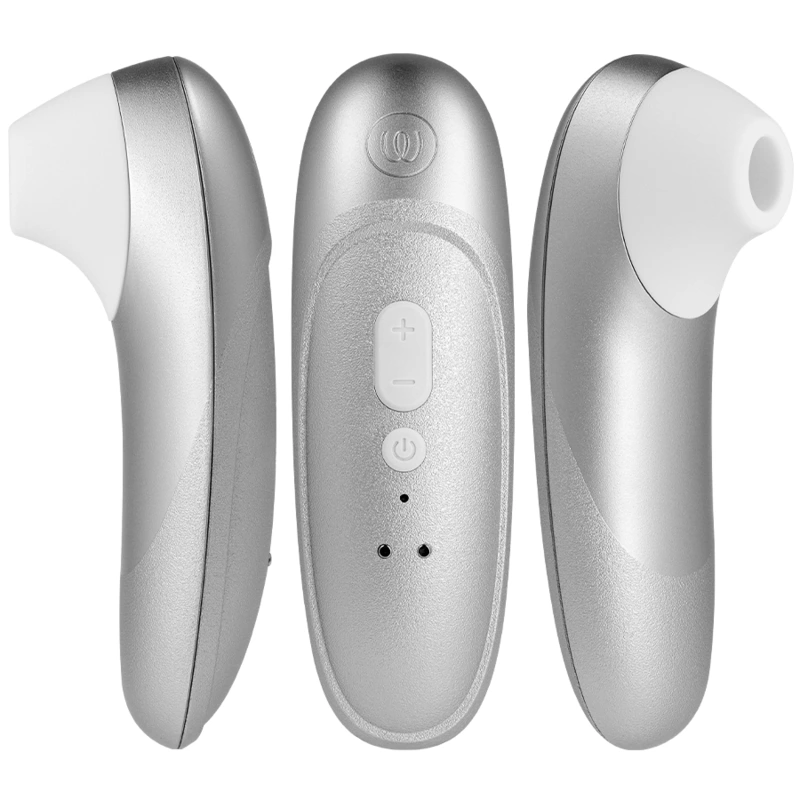 Womanizer - pro vibrant clitoral stimulator silver grey 3