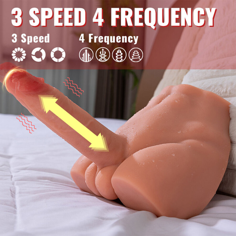 Xise - peel dildo ass realistic dildo masturbator front position with thrusting 17.5 cm 10