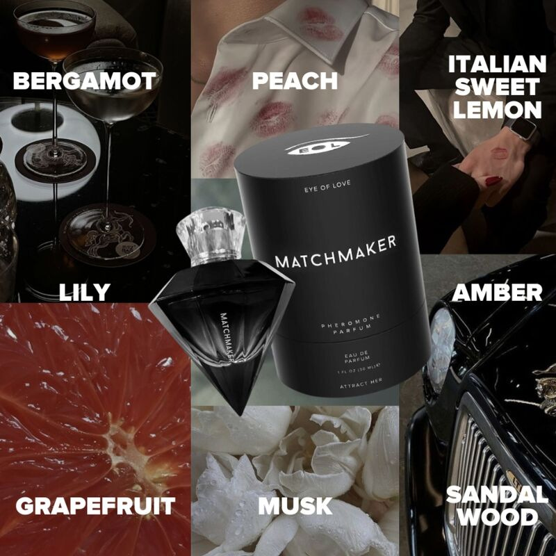 Eye of love - matchmaker black diamond lgbtq perfume pheromones for him 30 ml 6