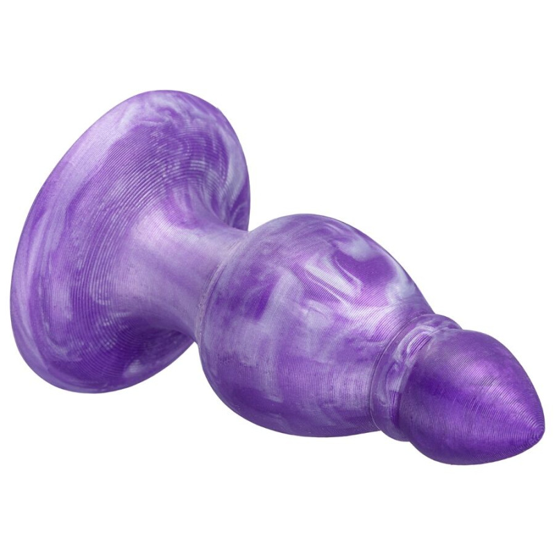 Silexd - queen anal plug fantasy liquid silicone thermoreactive purple 9.2 cm 3